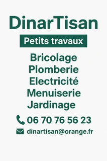 Plaquette de présentation DinarTisan services petits travaux